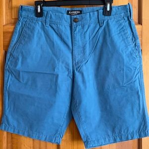 Express Men’s Classic Fit Shorts - Blue